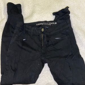 Black American eagle jeans.